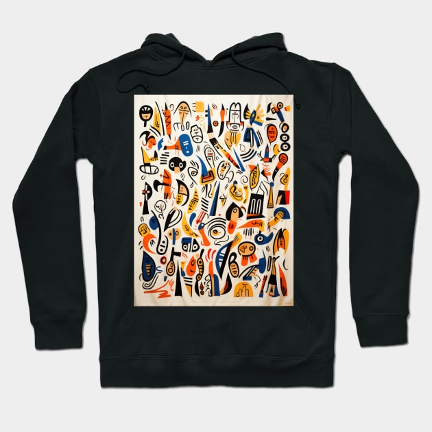 Abstract Fantasy Graffiti Hoodie by 2088DesignLab